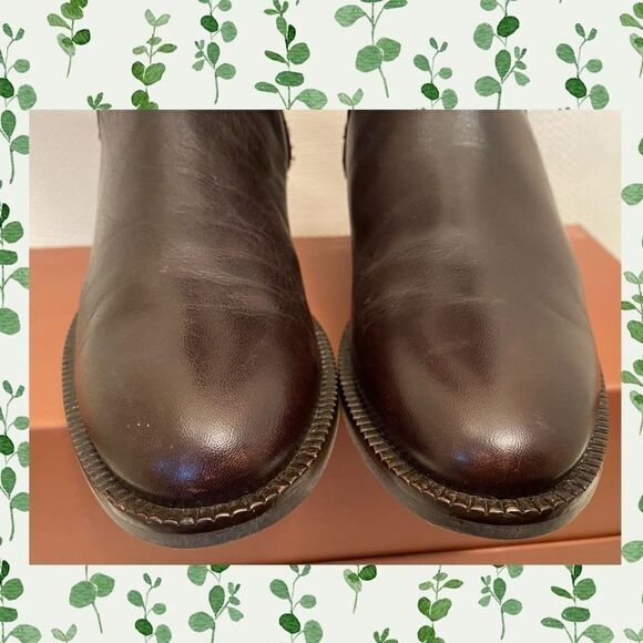 Aquatalia RARE stretch leather riding boots size 6 - Picture 7 of 11